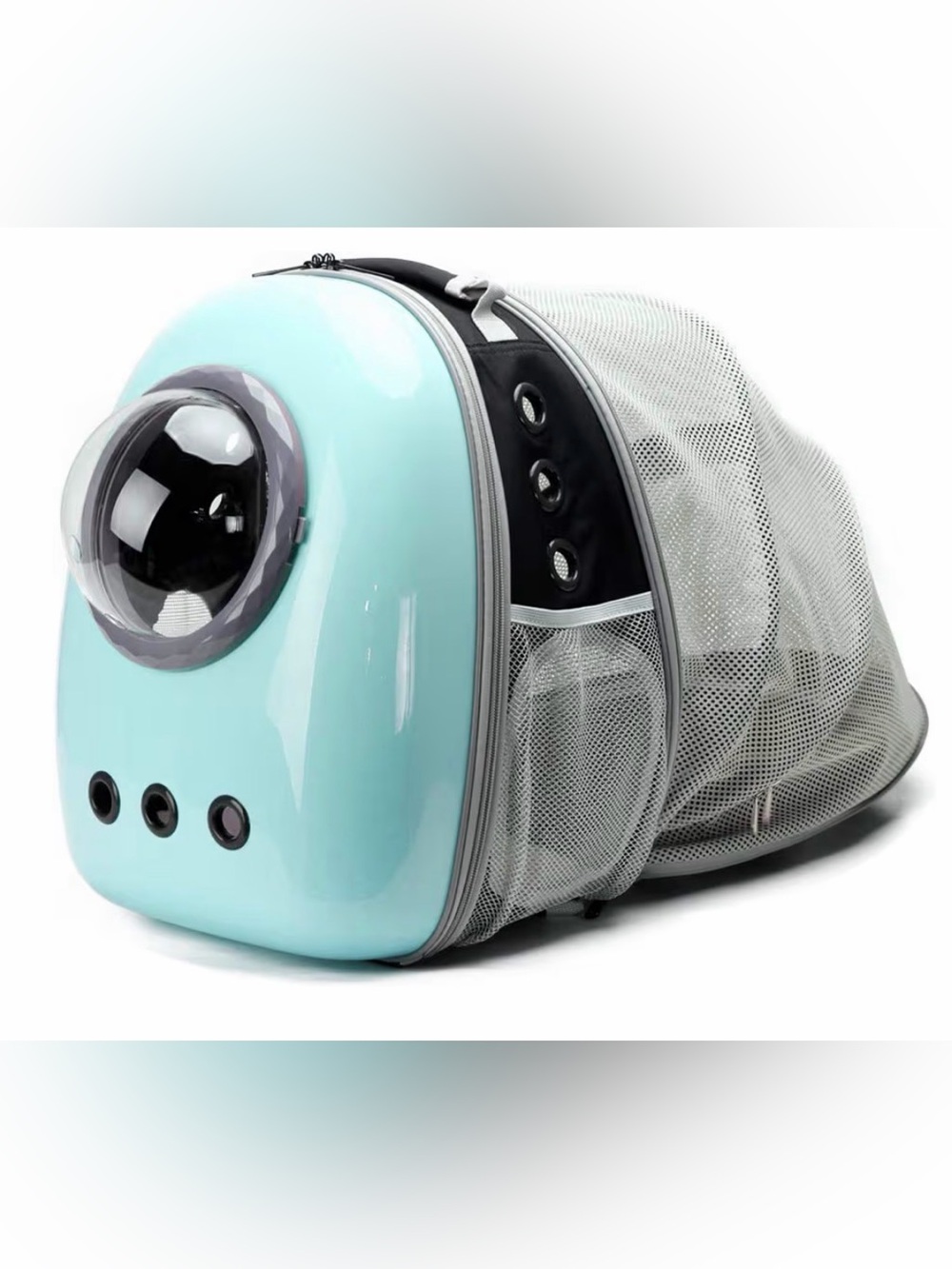 Bubble Front Pet Carrier Backpack in Mint